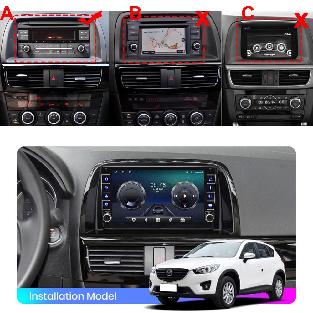2 Din Android автомобильный радиоприемник мультимедийный видеоплеер для Mazda CX5 2012-2015 с кнопкой Carplay WiFi BT 2 + 32 ГБ