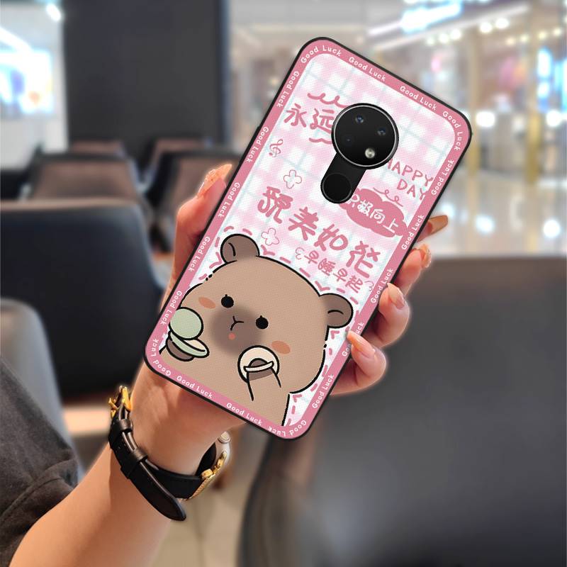 Back Cover Anti-knock Phone Case For Nokia 6.2/7.2 Couple Phone Pouch Protective Cute Full Wrap Fashion Design Durable