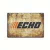 Винтажный знак из металла для стены с изображением бензопилы Echo, Декор для кухни