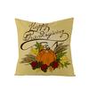 Home Thanksgiving Pumpkin Polyester Pillow Cover Home Sofa Pillow Cushion Cover