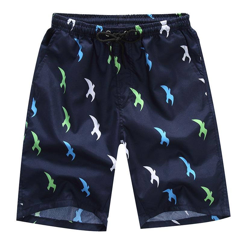 Men's Quick-Dry Beach Shorts: Summer Seaside Swim & Sports, Loose Five-Point Pants for Couples