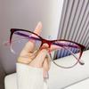 Корейские модные очки с защитой от синего света, квадратная синяя градиентная оправа, винтажный простой дизайн, мужские и женские очки для защиты глаз