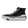 Li Ning Weiwu Canvas Hi Fabric Synthetic Leather Универсальные удобные нескользящие амортизирующие износостойкие легкие высокие кроссовки AECR008-4