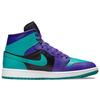 Jordan 1 Женская модель Mid Black Grape BQ6472-502