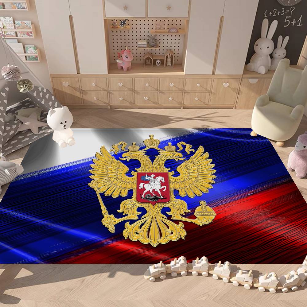 Russian Flag Anime Door Mat Kids Room Bedroom Decoration Balcony Anti-Slip Doormat Living Room Doormat Area Rug
