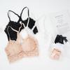 Сексуальный женский комплект кружевного нижнего белья, красивый комплект нижнего белья с поясом на спине, грудь без стальных колец, бюстгальтер пуш-ап с низкой талией, женское нижнее белье с Т-образной спинкой