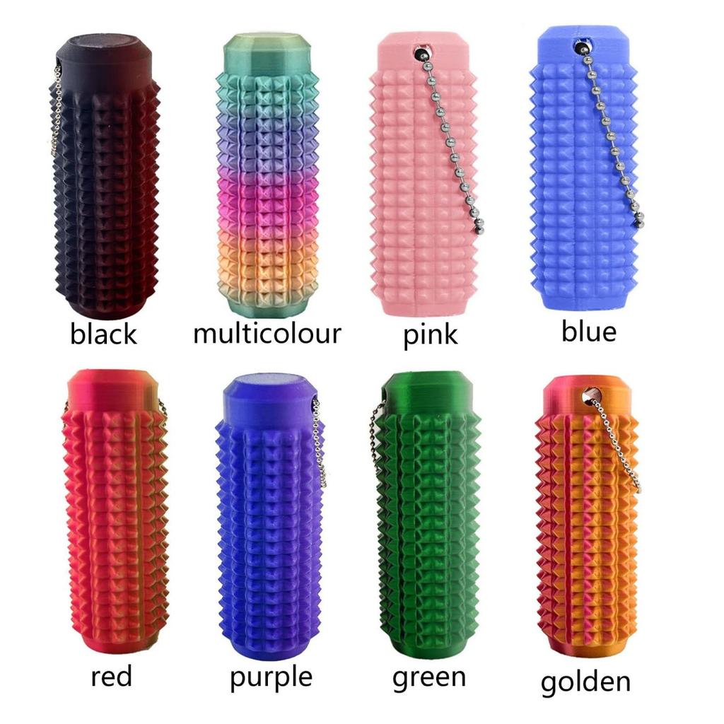 Стимулирующие боль Игрушки-антистресс Ролик для взрослых Колючая брелок-игрушка для тревожности Сенсорные игрушки Оригинальные подарки для друзей