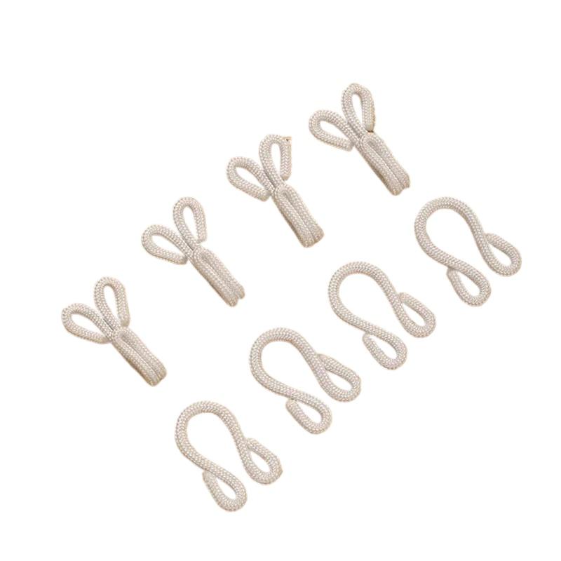 10 шт. Застежки-крючки, Пряжки, Швейное ремесло, Металл, обтянутый тканью, Одежда, Сделай сам, Невидимые пуговицы