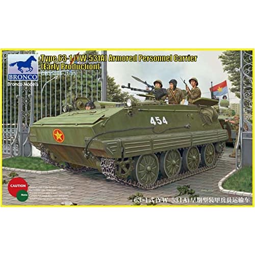 Bronco Model Масштаб 1/35 Китайский Тип 63 Тип А YW-531A Бронетранспортер, Армия Вьетнама, Пластиковый Сборный Набор CB35086
