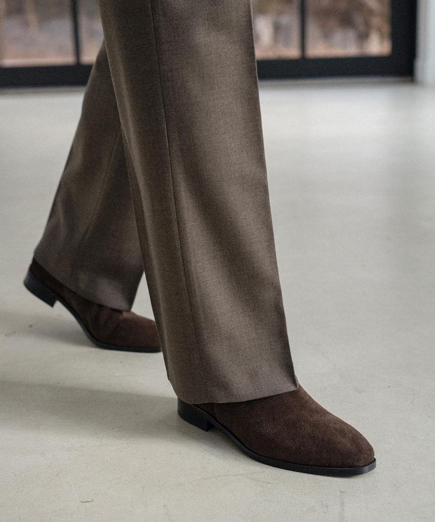 Allclassic Alc126 Adore Chelsea Boots_D.Brown Suede