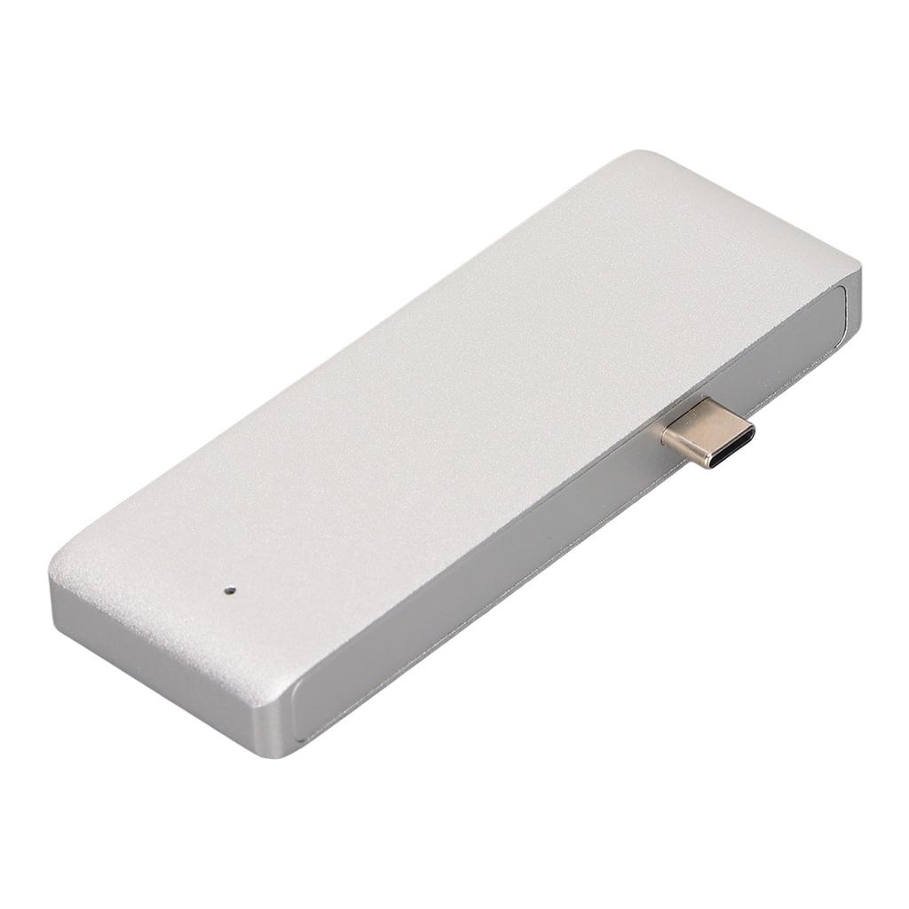 Портативный USB C хаб 5-в-1 с быстрой зарядкой PD, расширением портов, USB C адаптер для MacBook, для планшета
