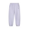 Li Ning Sports Lifestyle Series Mid-Rise Solid Color Drawstring Loose Fit Cuffed Knit Joggers Women Joggers AKLVC14-5