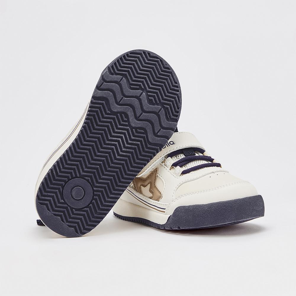Dave Bella Children Board Non-slip Shoes Boys Girls Autumn Spring Antibacterial White Shoes Kids Sneakers Outdoor DB3253623