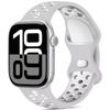 Силиконовый ремешок для Apple Watch 11 10 9 8 7 46 мм 45 мм 42 мм 41 мм Ultra 3/2 49 мм Дышащий браслет для iWatch 6 5 4 SE 44 мм