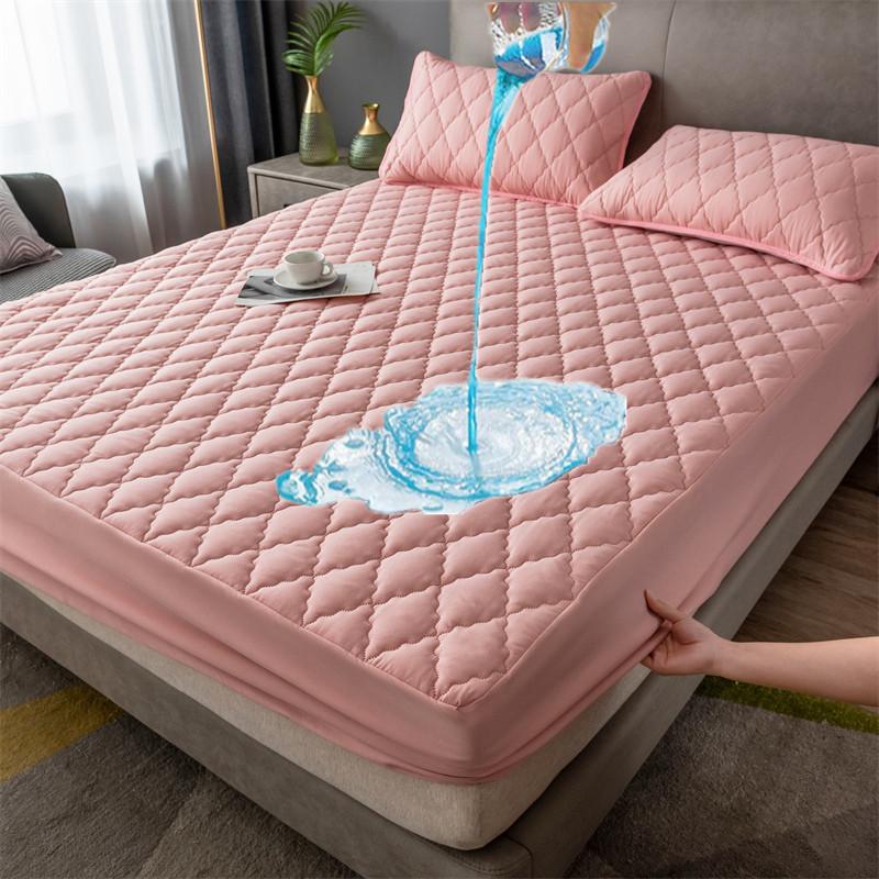 11 цветов стеганый процесс водонепроницаемый чехол для матраса Queen Size 180x200 см простыня защитный чехол для матраса для односпальной двуспальной кровати