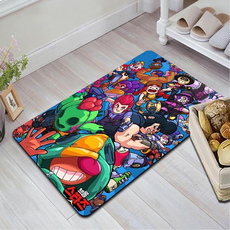 Brawl Stars Rug Floor Mat for Living Room or Bedroom Soft and Comfortable Carpet a Gift for Birthday and Holiday.SFF0917059