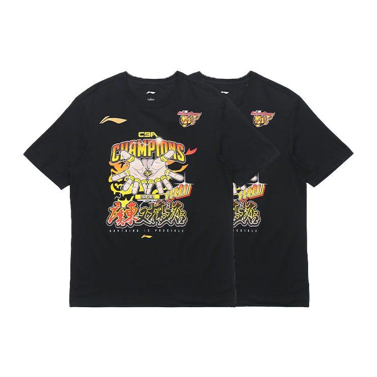 Футболка мужская Li Ning CBA Collection Черная AHSRB05-1