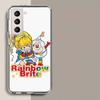 R-Rainbow cute Brite Phone Case For Galaxy A14 A24 A34 A54 Samsung A02S A12 A22 A32 A42 A52 A72 A13 A33 A53 5G A03 A03S A23 A73