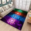 Cartoon Gamer Game Gamepad Area Rug, Carpet Rug for Living Room Kids Bedroom Sofa Kitchen Doormat Decor,Child Non-slip Floor Mat