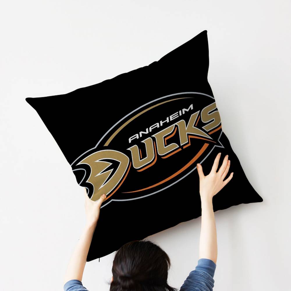 A-Anaheim D-Ducks Pillow Gift Home Office Decoration Bedroom Sofa Car Cushion Cover Case 45X45