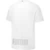 Puma Pocket Ss Tee With Solid Color Logo And Round Neck Unisex Tops White 671962-02