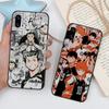 Japan Anime Oya Haikyuu Phone Case For Huawei Mate 40 30 20 10 Pro Lite Nova 9 8 5T Y7p Y7 Soft Black Phone Cover
