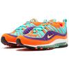 Nike Кроссовки унисекс Air Max 98 QS Cone Multi-Color Tour-Yellow-Hyper-Grape 924462-800