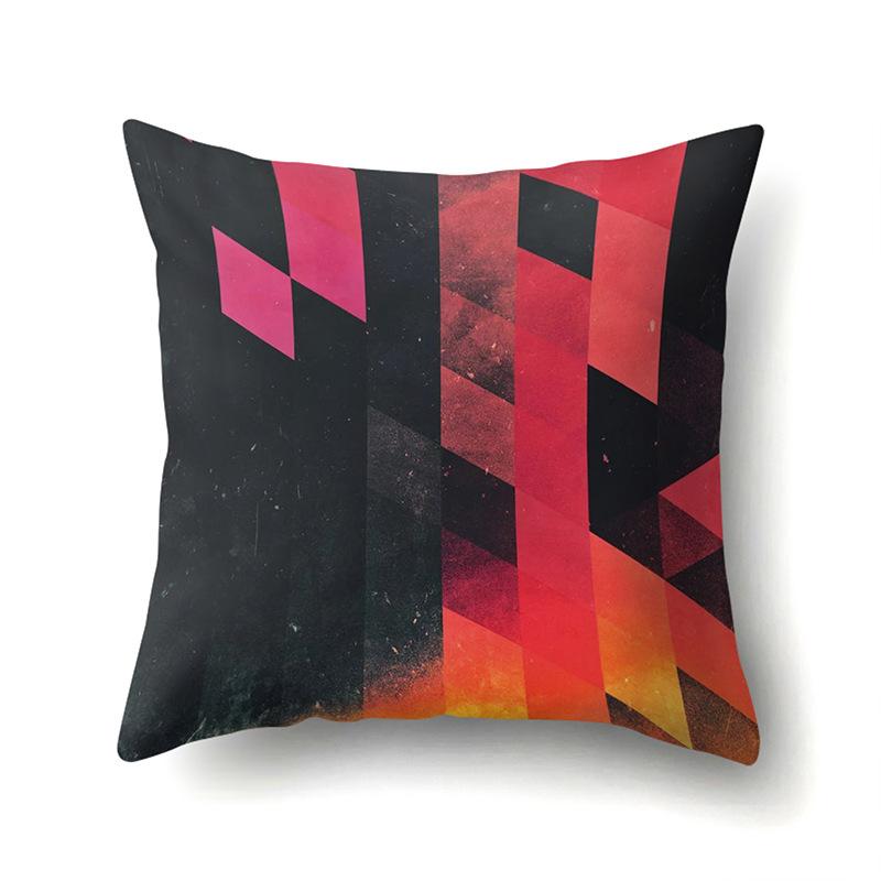 Polyester Pillowcase Automobile Decoration Home Printed Pillowcase