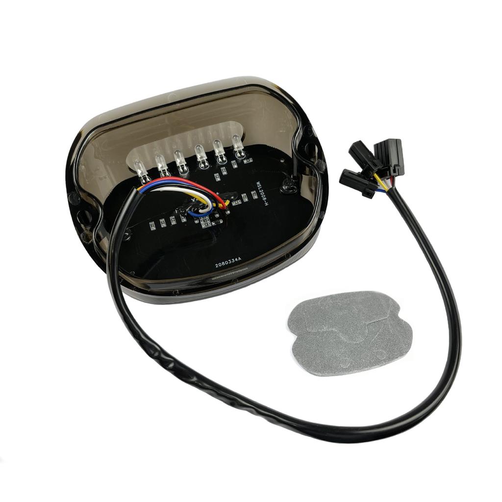 Motorcycle Red Brake Turn Signal Taillights License Plate LED Tail Light For Harley Touring Sportster XL883 1200 Dyna Softail