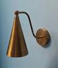 Handmade Brass Wall Lamp Sconce Light Fixture Cone Shape Wall Decor Lights