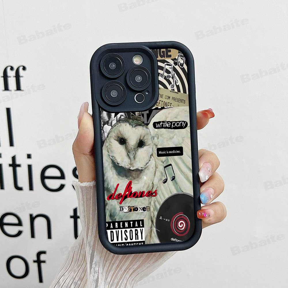 Hip Hop Singer Classic Band D-Deftones Silicone Phone Case For IPhone 17 Pro Max 16 15 14 13 12 11 Plus 17 Air