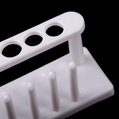 Пластиковая стойка для пробирок с 8 отверстиями, держатель для пробирок, подставка для хранения, лабораторные принадлежности
