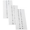 A-Z Sticky Tabs White Book Tabs 8 sheet Index Tabs  Notebooks