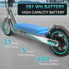 Portable Electric Scooter With 3 Speed Modes 20-30KM Mileage EU Local Stock Quick Shipping for Daily Travel