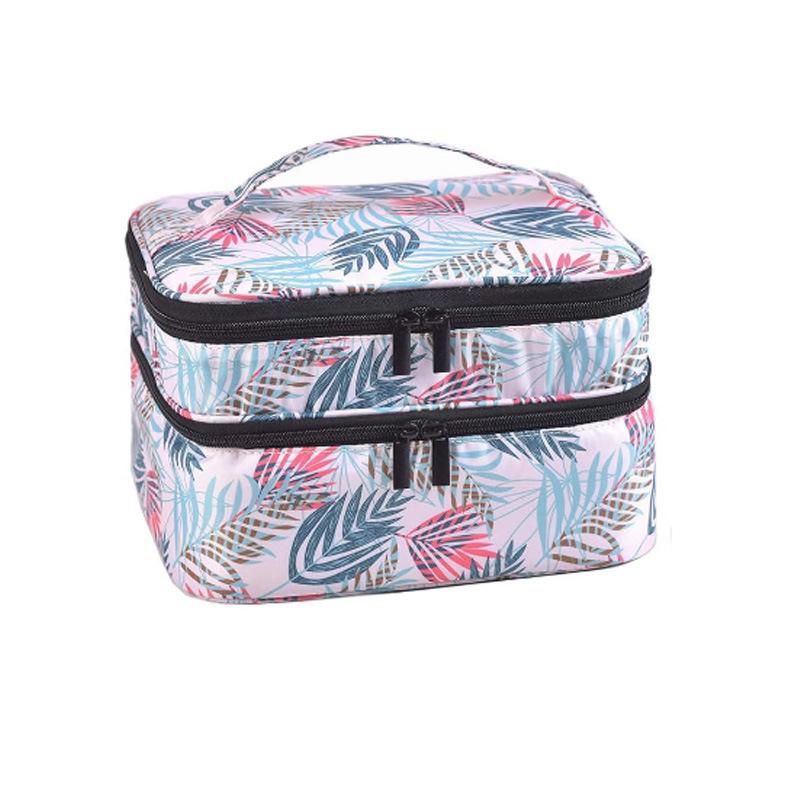 Double-Layer Large-Capacity Makeup & Essential Oil Storage Bag