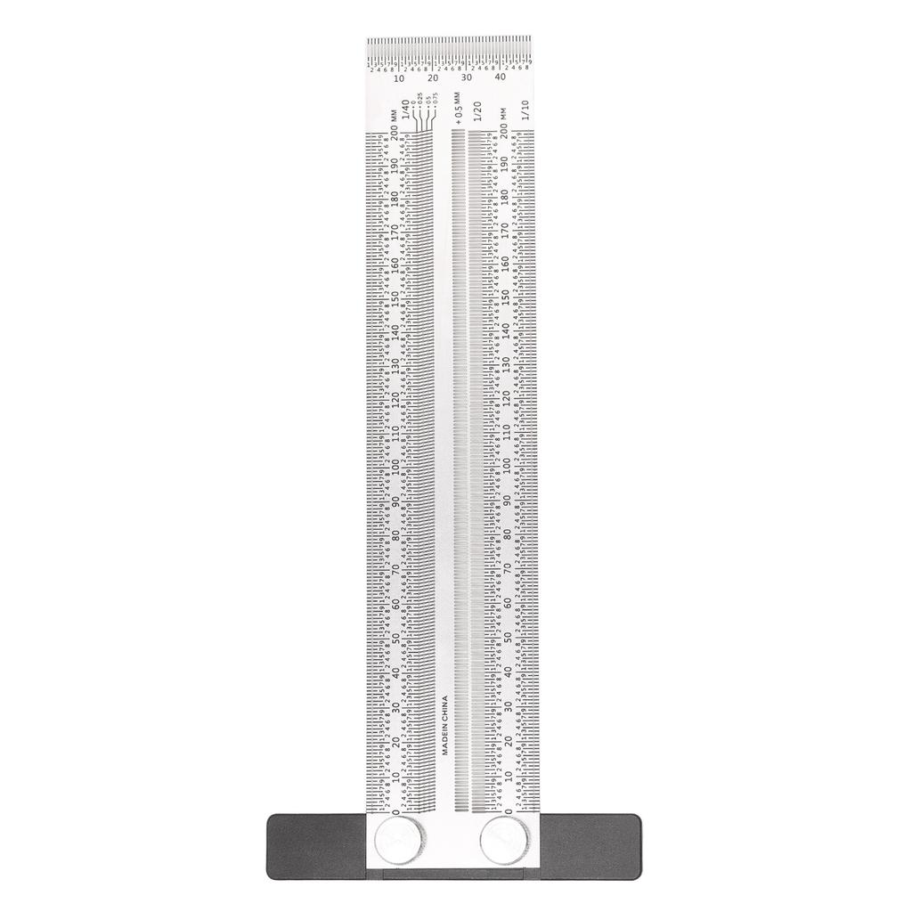Stainless Steel Ruler, Hole Positioning Gauges Woodworking Tool Multifunctional Carpenter Measuring Tool for Artists Designers Engineers