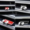 AABKX1 Metal Car Front Grill Emblem Badge for Volkswagen VW Rline Jetta Beetle CC Golf Passat GTI GTD MK3 MK5 Touareg Scirocco Lavida