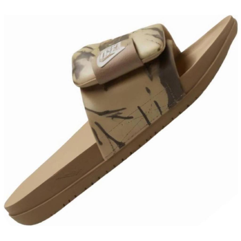 Nike Offcourt Adjust Slide Limestone Olive Unisex Sneakers Tan Olive-Grey Sea-Glass HF1438-200