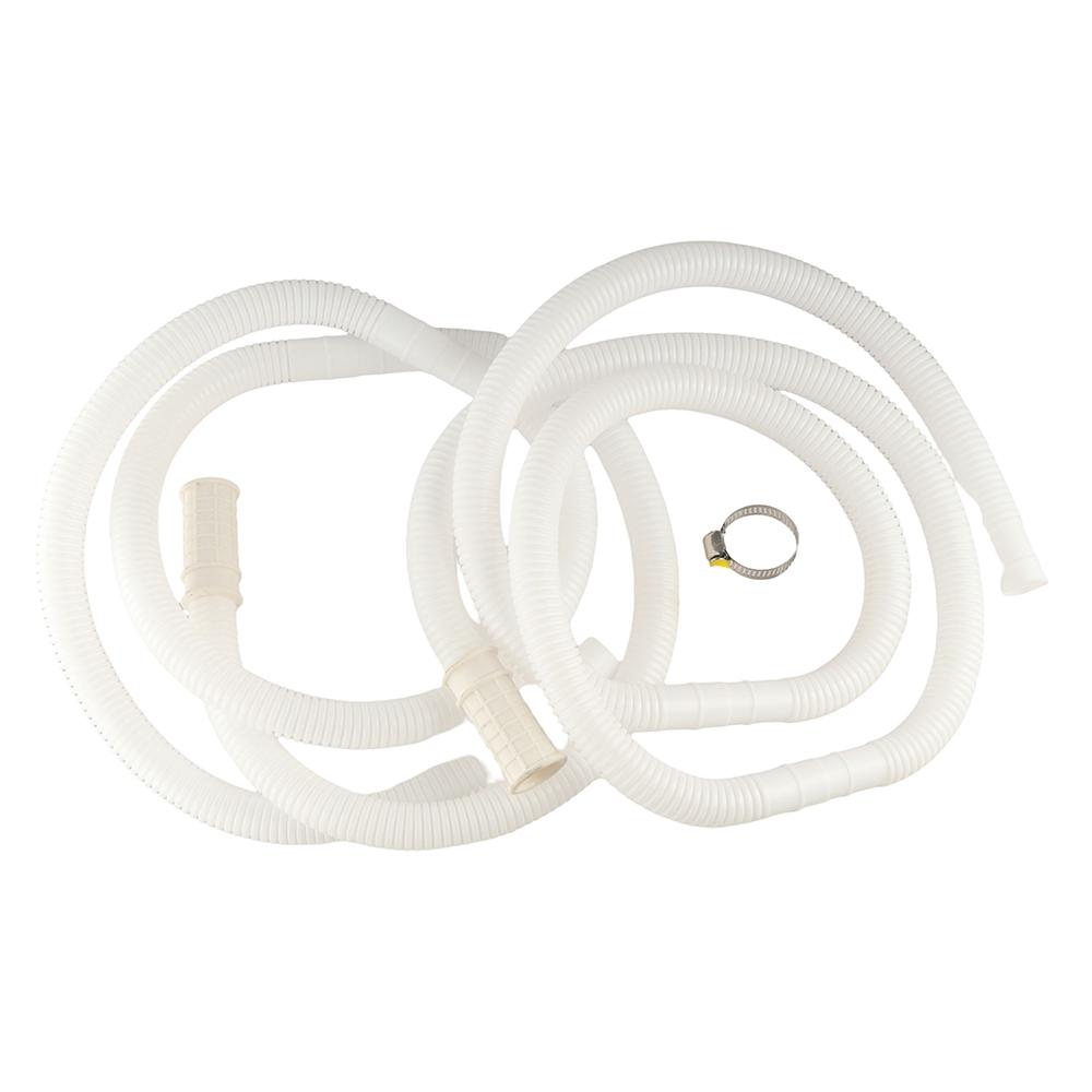 Flexible Air Conditioning Drain Tube White Faucet Extension Connector Hose  Bathroom