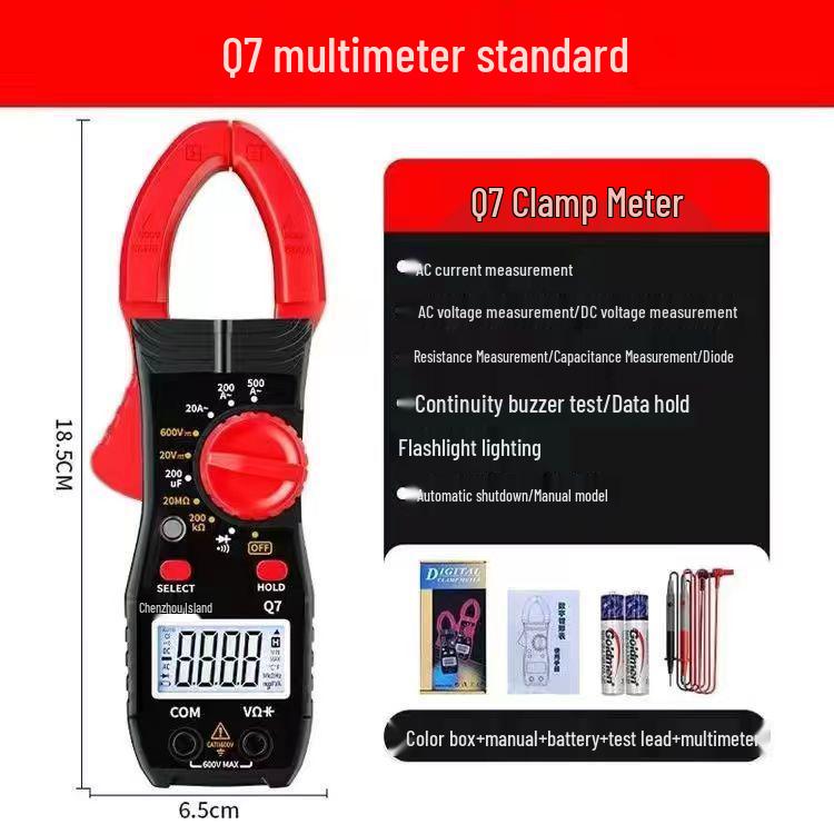 High-Precision Digital Clamp Meter – Automatic Intelligent Multimeter for Electricians
