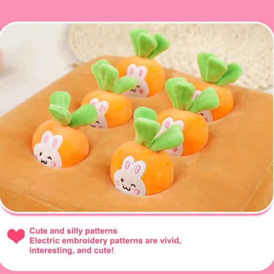 Плюшевая игрушка с редисом, морковью, клубникой, ананасом, нечеткая мягкая ПП, хлопковая набивка, маленькое животное, домашнее животное, кролик, добыча пищи, образовательная