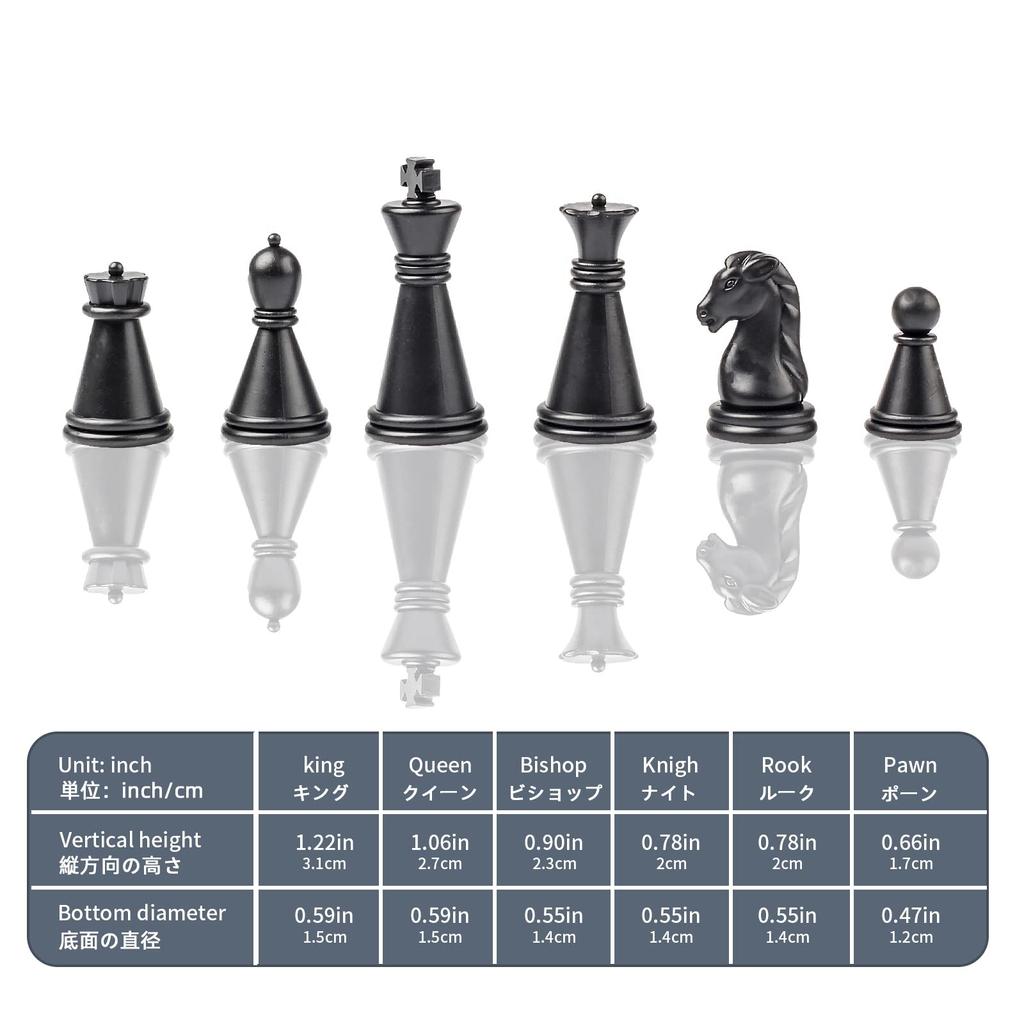 Andux складной магнитный шахматный игровой набор настольная игра шахматная доска и шахматные фигуры 2001 GJXQ-04 (S)