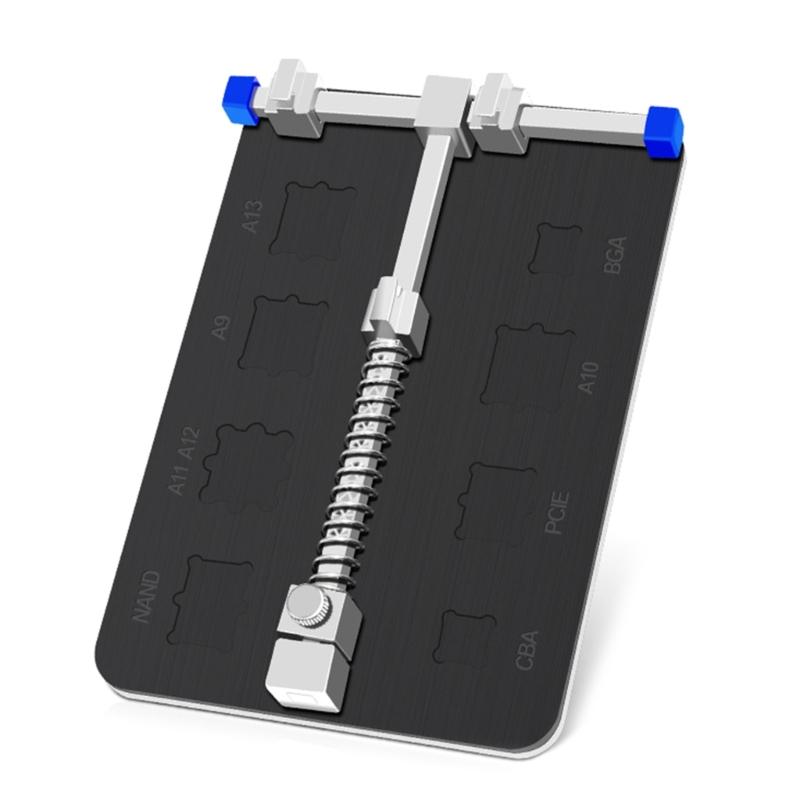 Synthetic Stone and Metal Mobile Repair Clamp PCB Maintenance Support Platform With Integrated Chip Slot for Technicians