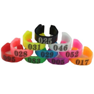 100 шт. Кольцо для ноги голубя M-A-K-E-R кольцо цифровой идентификации 7*9 мм Кольцо для птицы Инструменты для дрессировки птиц Устройство для контроля животных