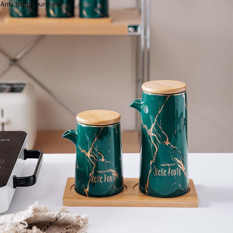 Керамическая банка для масла, банка для специй, коробка для приправ, бутылочки для приправ, кухонный контейнер для специй, горшочек для уксуса, бутылочки для приправ, органайзер для специй