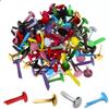 200Pcs Mini Metal Brads Multicolor Durable Paper Fasteners for DIY Project Scrapbooking Office School Paper Crafts Supplies