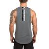 Muscleguys Cotton Gym Clothing Bodybuilding Tank Top Men Fitness Singlets Sleeveless Solid Muscle Vest Sports