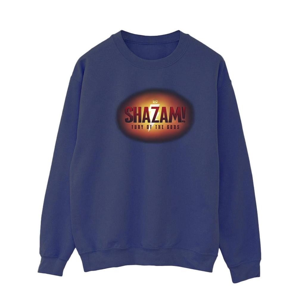 DC Comics Womens/Ladies Shazam Fury Of The Gods 3D Logo Flare Sweatshirt
