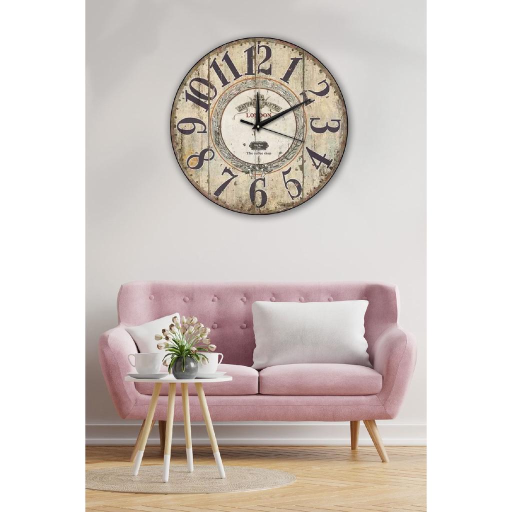 Retro Design Wall Clock 35x35cm
