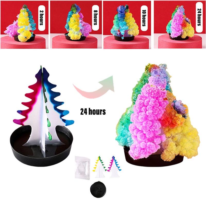 Diy Flowering Christmas Tree Magical Paper Tree With Growing Crystals Great Gift For Kids
